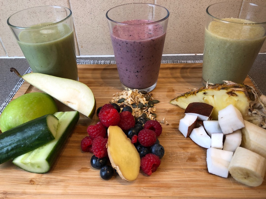 One teaspoon of HEMP protein powder which has all 9 essential amino acids & is high in magnesium & iron is in each of these 3 flavourful smoothies.
The pineapple smoothie was made with coconut milk & the other two with almond, BOTH unsweetened. The ONLY sugar contained within these smoothies are from the fruits themselves.
Buy good quality, ensure that they are ripe & they will speak for themselves.
You'll need nothing more.
#freshfruits #lowsugar #hempproducts #alpro #homemadesmoothie #vegansmoothie #veganfood #noaddedsugar