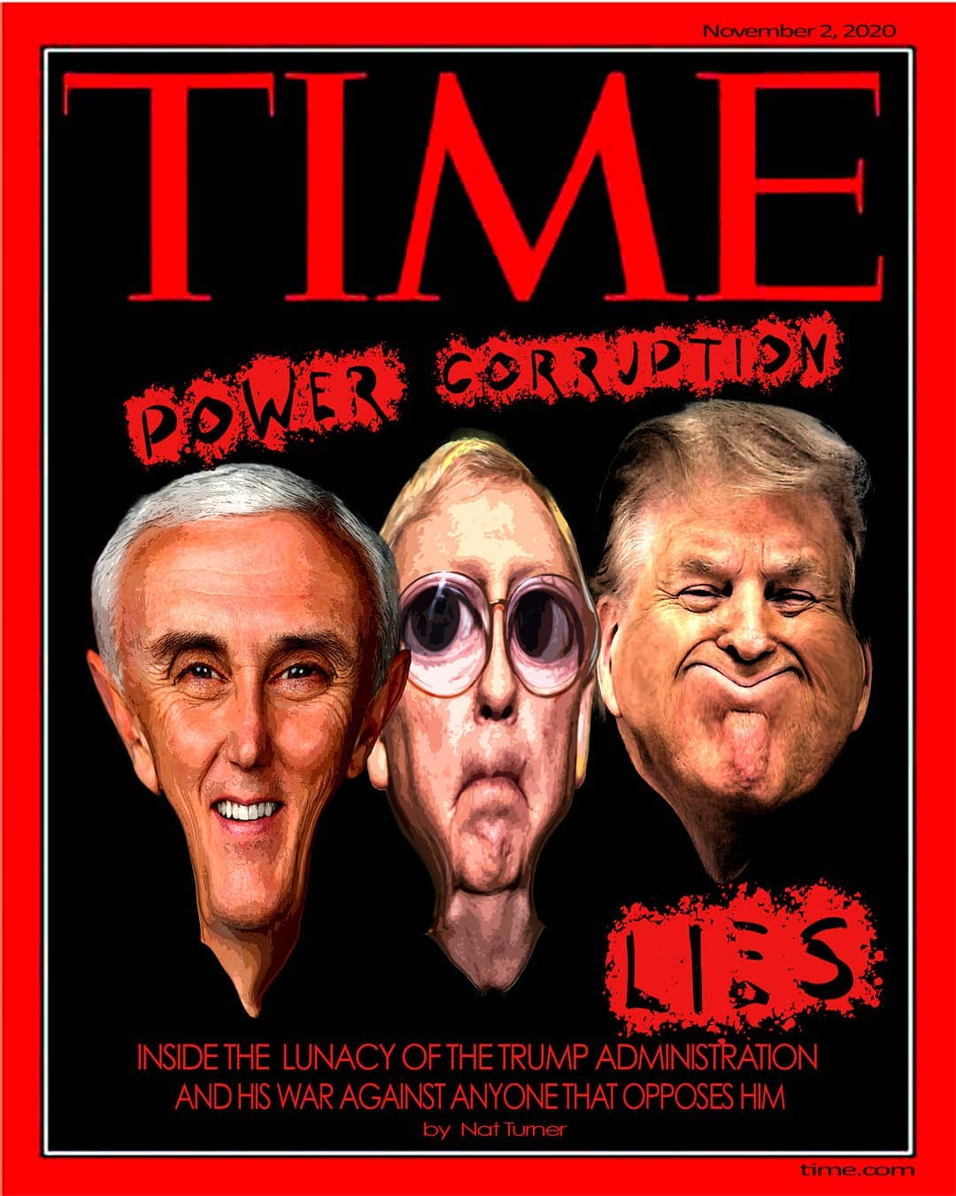 #timepiece #magazines #coverart #artpiece #trump2020 #political #caricatureartist #photoshopcc #adobeillustratordraw #election #drawingoftheday #artoftheday🎨 #creativeartist #characterdesign #cartoonart #photorealism #adobecreativecloud #socialism #people #white #draw #paint #colour #comment #comedyposts #humor