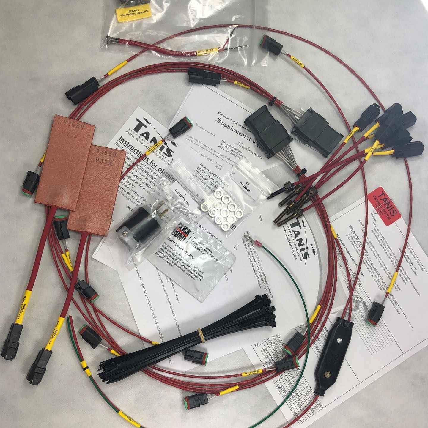 Engine PreHeat kits are an amazing way to keep your engine starting and running well all winter! ❄️ @tanisaircraft
❄️Preheating adds to operational reliability, utility and flight safety, ensuring reliable starts in all weather conditions.
A Tanis Preheat System will provide heat to an engine in the way engine manufactures recommend.
Eliminates damage that may be caused during a cold start.
Increased operational times/takeoff readiness.
Reduced fuel costs when spool up times are decreased.
Reduction in start times, less wear on start-
er/generator, battery and combustion section.
Preheating lubricants, accessories and driveline components result in a reduction in drag, and impact torque oscillation during engine start and run up procedures.
Eliminates congealed oil that may lead to blown out oil filter seals and hydraulic lines.
Preheating aircraft batteries eliminates freeze point depression. This condition causes unheated batteries to lose their load function and ability to receive a charge. The Tanis Battery heat systems are for both Lead Acid and Ni-Cad Batteries.
This system is thermostatically controlled, permanently installed, powered by ground/shore power and is not operational in flight. It may be installed as an independent system, or as an accessory to an existing Tanis engine preheat system.