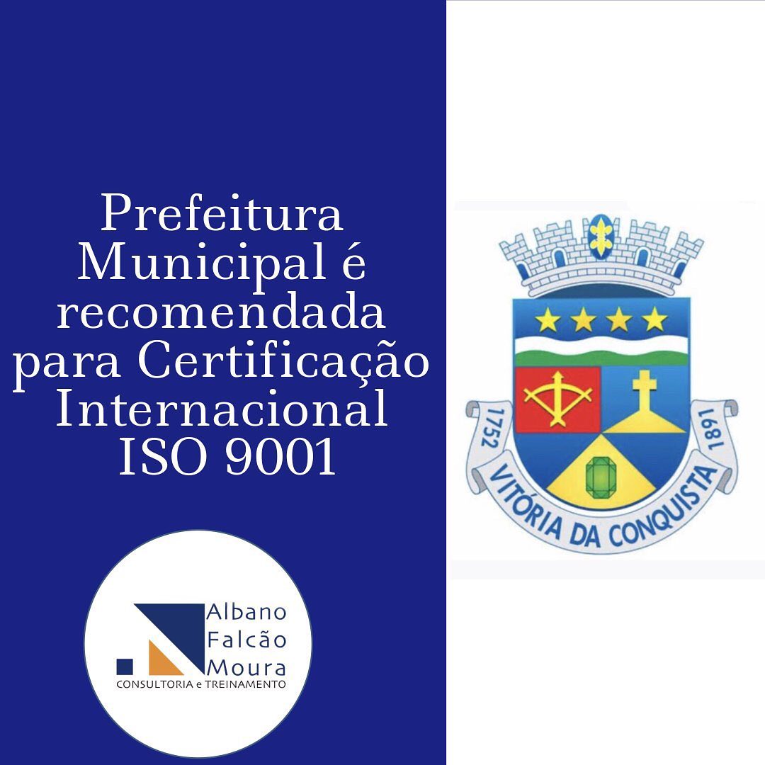 A Albano Falcão Moura iniciou em 2018 o trabalho de otimização da gestão da folha de pagamento do município, e conclui em 2020 com certificação livre de não-conformidades.
As etapas se resumiram em:
Ampla auditoria na folha de pagamento, buscando verificar a adequação, legalidade e legitimidade dos pagamentos efetuados ao quadro funcional, buscando adicionalmente identificar pontos de melhoria e assegurar a licitude da aplicação de recursos. Esta etapa do trabalho atendeu, de forma exemplar, as orientações dos órgãos controladores, sobretudo ao Tribunal de Contas dos Munícipios do Estado da Bahia, no que tange ao papel do gestor público assegurar a adequada aplicação dos recursos públicos.
Na segunda etapa foi implantado o SGQ conforme as normas da ISO 9001:2015 cuja estruturação permite a PMVC aprimorar continuamente o seu desempenho, operar com eficiência, cumprir requisitos legais e regulatórios, identificar e reduzir riscos.
A empresa selecionada para auditoria externa foi a RINA, certificadora multinacional de origem italiana, que no último dia 16 de outubro recomendou a certificação da Folha de Pagamento do Município de Vitoria da Conquista.
Essa certificação certamente coloca a PMVC em papel de destaque no âmbito da gestão pública brasileira por seu pioneirismo na busca pela qualidade.