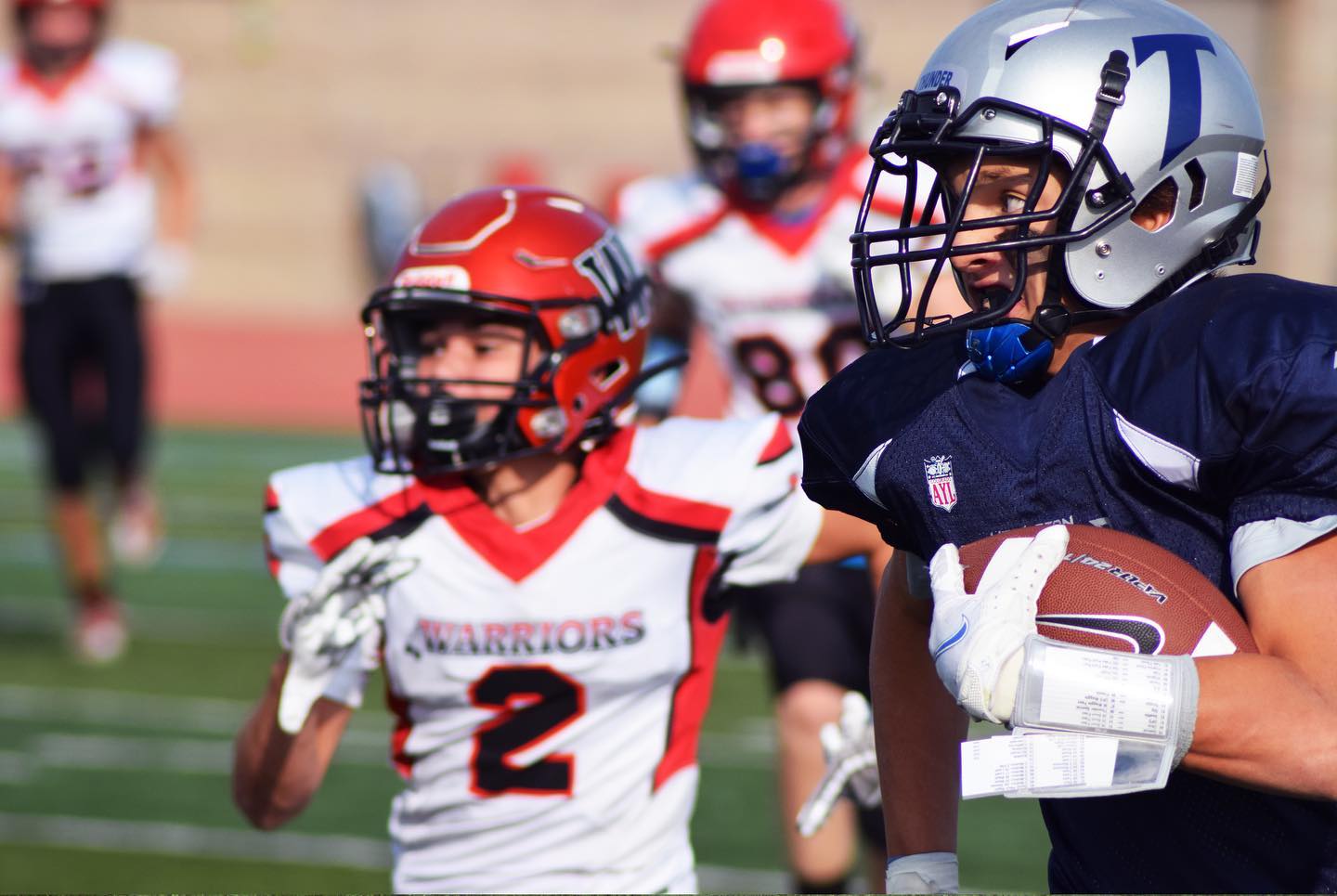 I had so much fun being one of the team photographers for the Littleton Thunder this season! They won their Super Bowl last night and I wish I could have been there. Congrats to the team and to my friend and coworker coach RaPue.