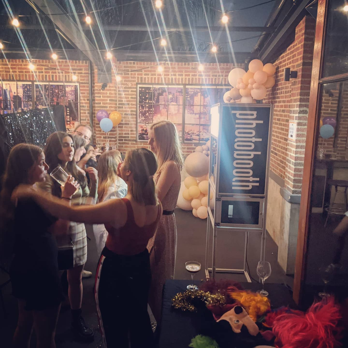 2 booths out on the town last night and so many great photos taken... Ryan had a ball with the Biomed students and the guests at the 60th birthday sure taught me a thing or two on how to party๐