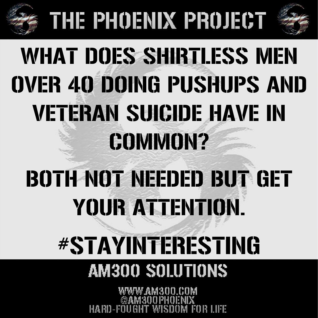 Thanks to all the people out there that do (and will do )the #22kill and #22pushupchallenge 👊🇺🇸🙏
Getting and keeping the conversation going about the issue of Veteran Suicide is honestly the best way to combat it.
#RLTW !!
#stayinteresting
🇺🇸