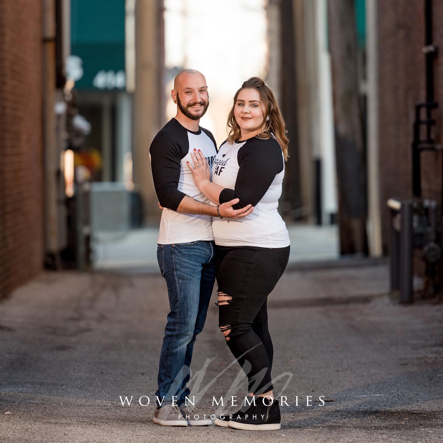 Some wonderful fall colors in Grace and Jake's downtown engagement session. These two are fantastic and looked great both downtown and by the river. #indianaweddingphotographer #michiganweddingphotographer