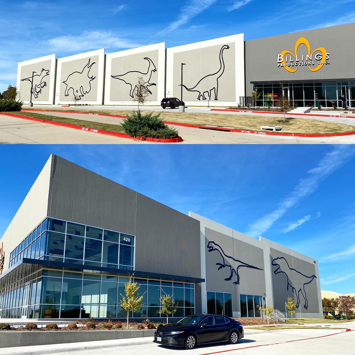 Only one left, and all seven silhouettes will be complete! The team at @the_dinosaur_company are wrapping up the install of the Dino silhouettes we created this week. @jcrum3
.
.
#dinosaur #dinosaurs #prehistoricart #dinosaursofinstagram #cncdinosaurs #cncrouter #cnc #cncmachining #fabrication #digitalfabrication #fabricationlife #design #maker #makersofinstagram #makers #makersgonnamake #makeyourmark #makeyourmarkgarland #hapticworkshop