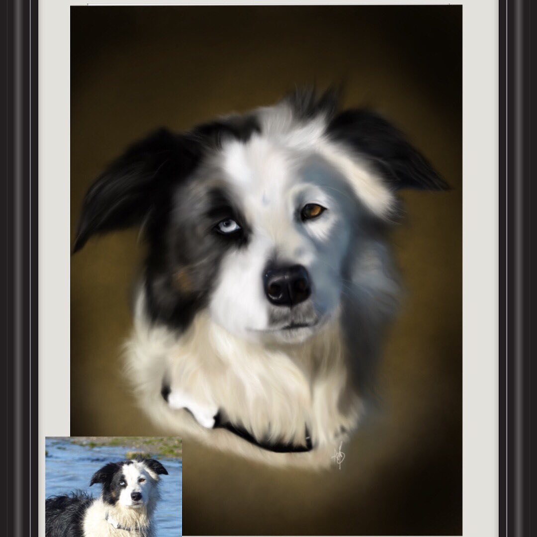 Pet Portraits - Remembering our Pets. Portraits begin *from £39. Get in touch for more details.
Sample From my, “Pet Portraits” collection. Love drawing and painting Pet #Portraits
🙏❤️🐕
#mediumship #spirit #spiritdrawing #spiritartists #psychicartists #spiritportraiture #precipitatedart #spiritportrait #spiritualawakening #spiritualists #spiritualistmedium #tranceart #spiritualart #spiritmedium #spiritualist #psychic #psychicmedium #spiritartdemonstration #psychicnewsmagazine #psychicartonline #platformmediumship #spiritart #psychicart #mentalmediumship #spiritualism #spiritportraits #spiritualgrowth #petportraitartist