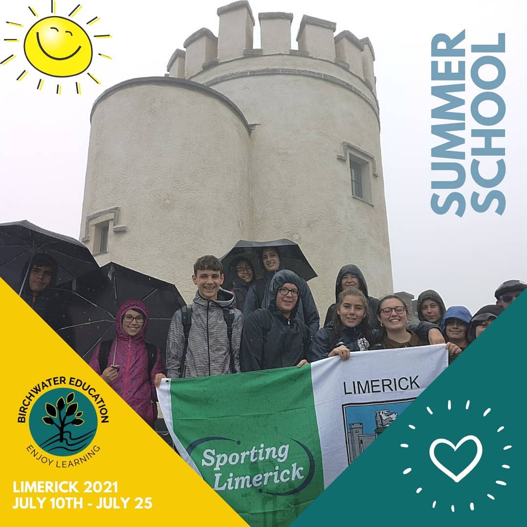 It rains sometimes in Ireland but there's always a smile around the next corner. Summer 2021 is that smile!
We're looking forward to seeing what 2021 has in store. Our fingers and toes are crossed in the hope that we'll be welcoming all our students back to Limerick for an amazing summer experience in the coming year. 🤞
For more info about our Summer school visit our website page https://www.bwe.ie/summer-school-in-ireland or contact us directly by email - info@bwe.ie
#summerinireland #summerschool #studyabroad #studytravel #ireland