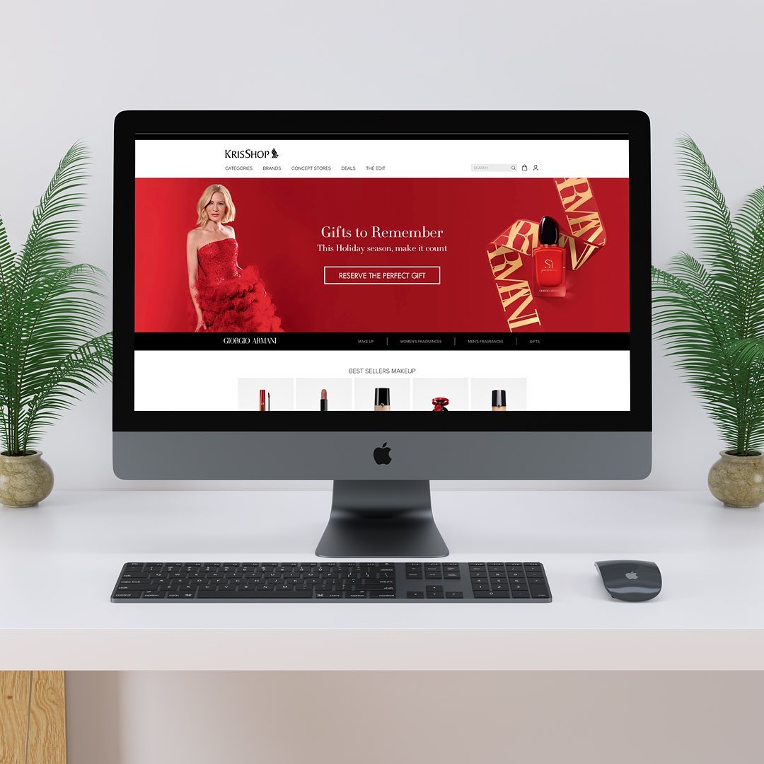 Take a look at those beautiful Giorgio Armani visuals we did for the Holidays Seasons!
#giorgioarmanibeauty #gabeauty #sipassione #aquadigio #makeupvisuals #fragrances #makeup #webbanners #xposureadvertising #design #advertising #advertisingagency #holidays #holidaysseason #graphicdesign #graphicdesigner #traveldutyfree #dutyfree #krisshop