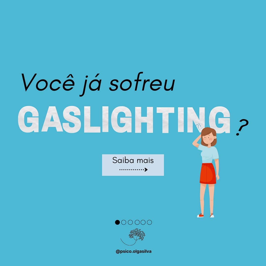 Gaslighting é uma forma de violência psicológica, que confunde e desestabiliza a vítima.
Apesar de as maiores vítimas serem mulheres, dentro de relacionamentos abusivos, esse tipo de violência pode correr em qualquer tipo de relação e gênero.
Fique atenta aos sinais, confie mais em você e não permita que tirem suas certezas. Busque ajuda profissional!
