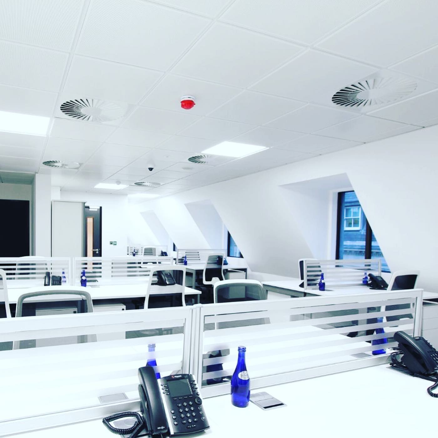 A 54hp VRV system, 2x AHUs, 1x MVHR and 2x split systems designed, installed and commissioned by us in 2016. At the time, the biggest VRV system that Daikin UK manufactured. All units concealed to make for a lovely clean finish. The condensers and AHUs were broken apart at manufacture, hoisted up the lift shaft and re-assembled on site.