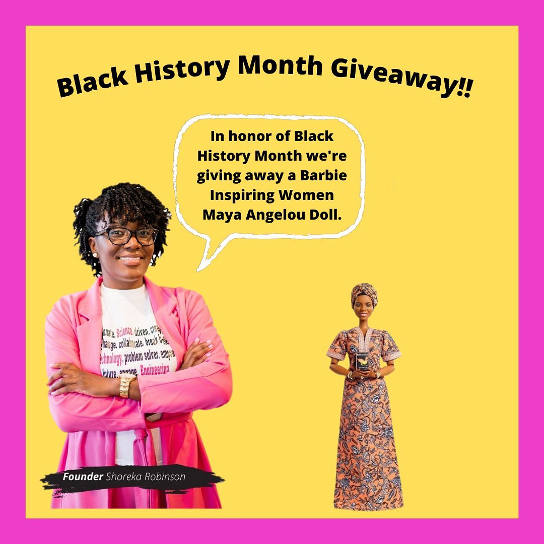 In Honor of Black History Month, we’re giving away a Barbie Inspiring Women Maya Angelou Doll.
All you have to do is:
1️⃣ Crack the binary code
2️⃣ Follow us @shelovesstem
3️⃣ Post Your Answer, Tag Us using #SLSMayaDollGiveaway
**A winner will be picked using a random name generator on Friday, February 19, 2021**
#motherMaya #orator #wisdomsheis #pioneer #activist #powerofwords #quotes #poet #invinciblespirit