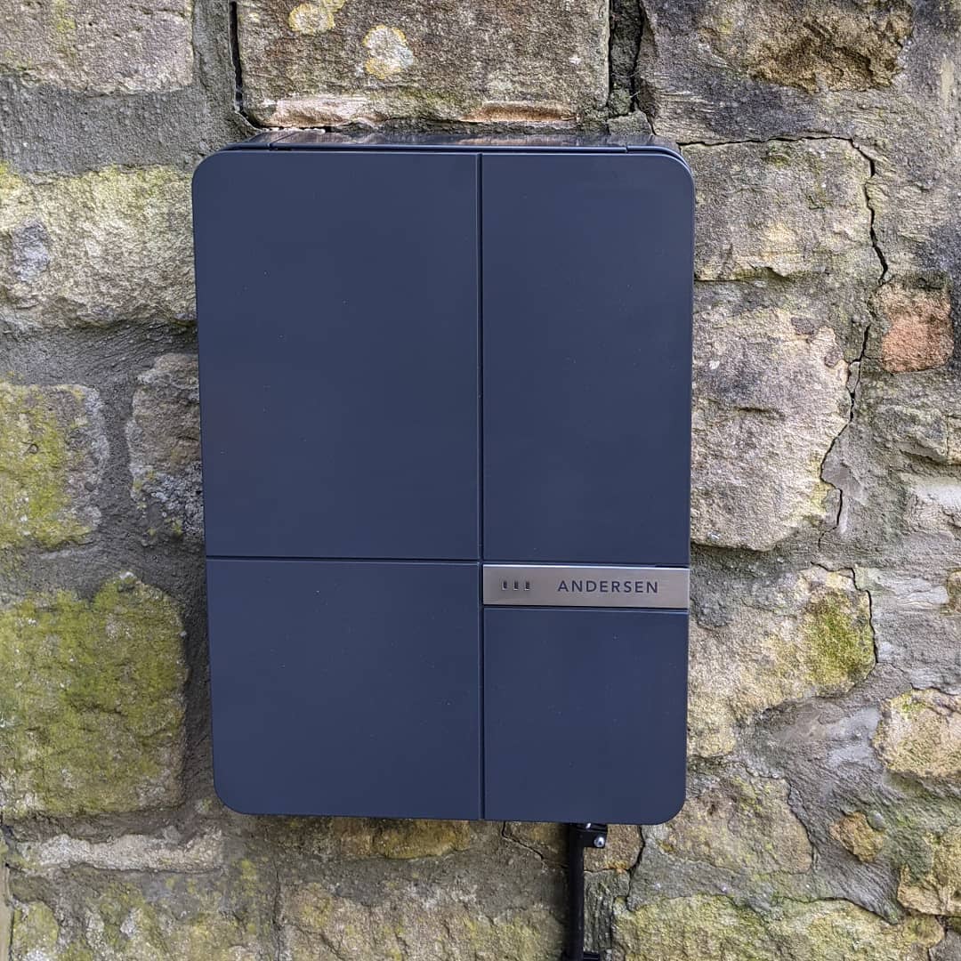 @andersen_ev A2 install in #widcombe #bath. Customer was not eligible for the #OZEV grant and asked for the best charger and something to suit the Grade 1 listed townhouse, there was only 1 choice in my mind. Customer is delighted with his A2. #electrician #electrical #renewables #sparky