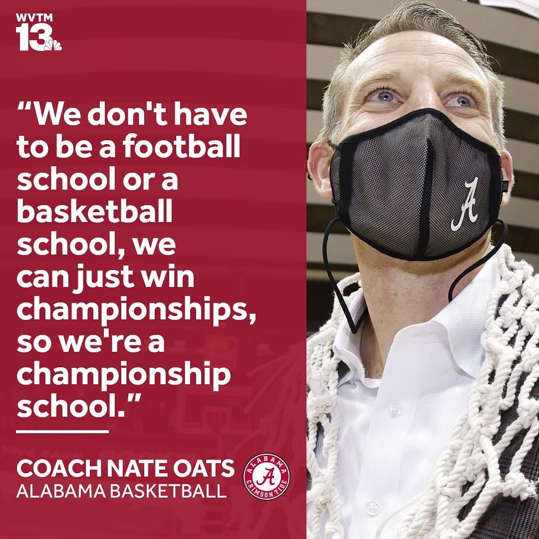 We like the ring of that, Coach @nateoats
#championshipschool #rolltide #secchamps @alabamambb
