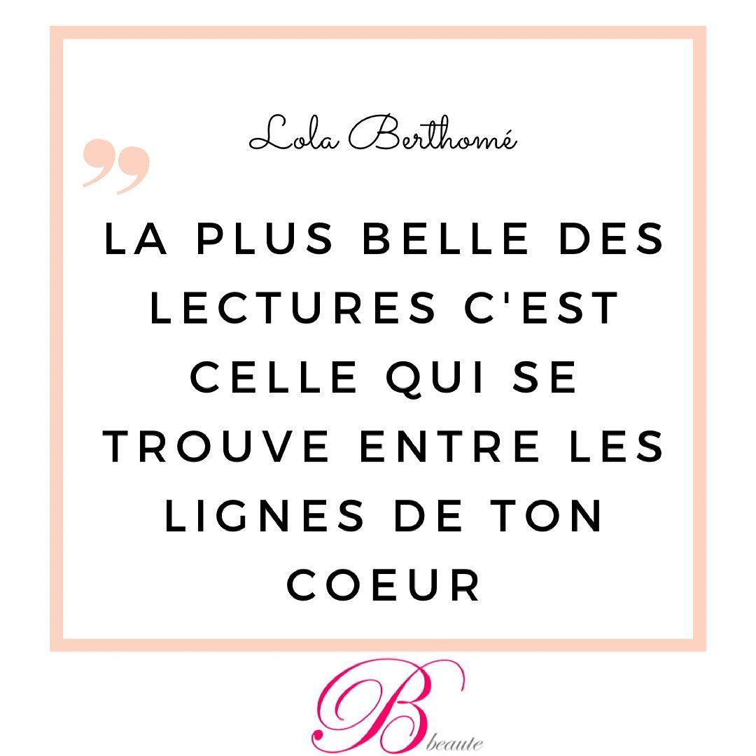 « La plus belle des lectures c'est celle qui se trouve entre les lignes de ton cœur »
.
.
.
.
#institutbbeaute #bbeaute #citation #phrase #belle #lignes #coeur #beauté #maquillage #beauté #voir #estheticienne #cergy #pontoise