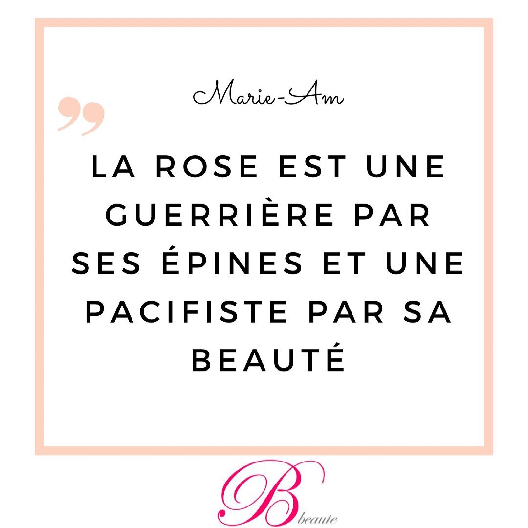 « La rose est une guerrière par ses épines et une pacifiste par sa beauté » Marie-Am
.
.
.
#institutbbeaute #bbeaute #citation #phrase #rose #épines #beauté #maquillage #estheticienne #cergy #pontoise