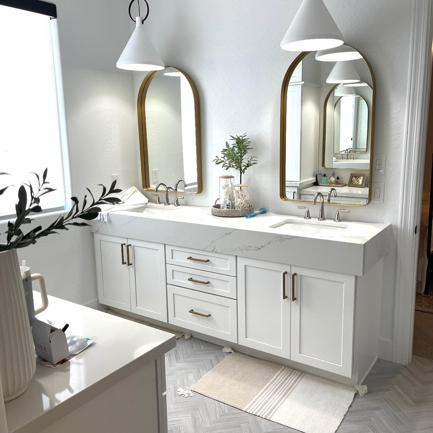 Loving this sweet new bathroom!