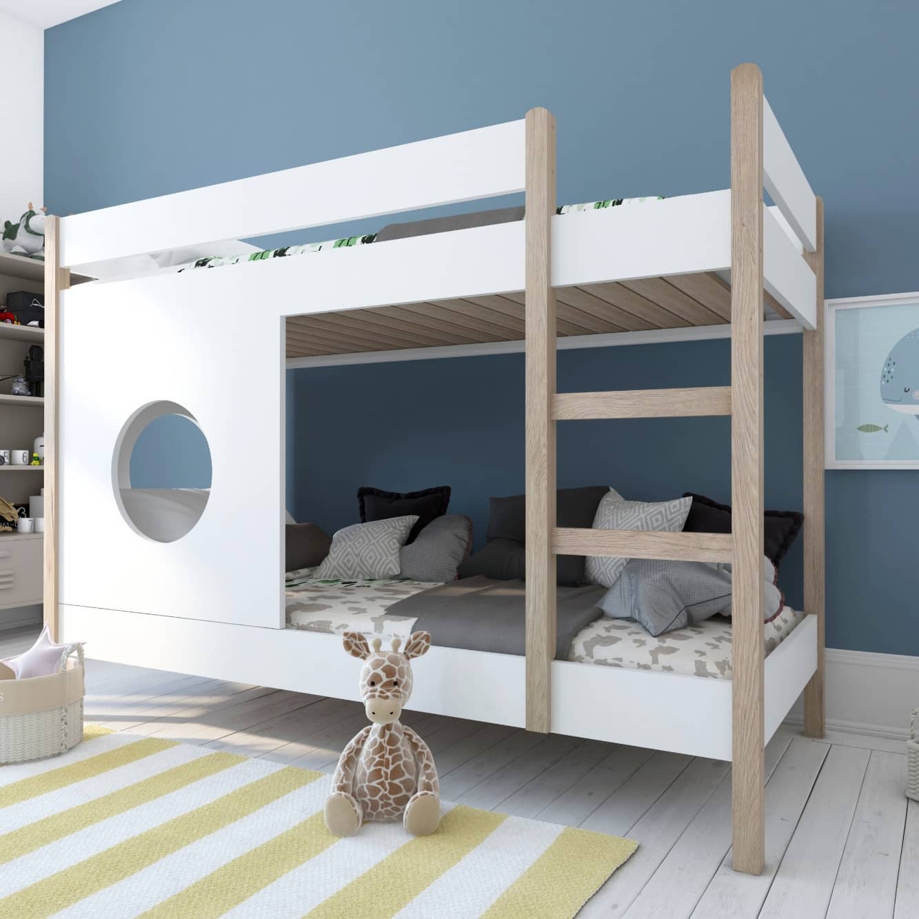 Notre lit superposé Alto, idéal pour optimiser l'espace dans une chambre d'enfant 🦒
Our Alto bunkbed, ideal for optimizing space in a child's room 🦒
#blnkids #bunkbed #kidsroom #chambreenfant #litsuperposé