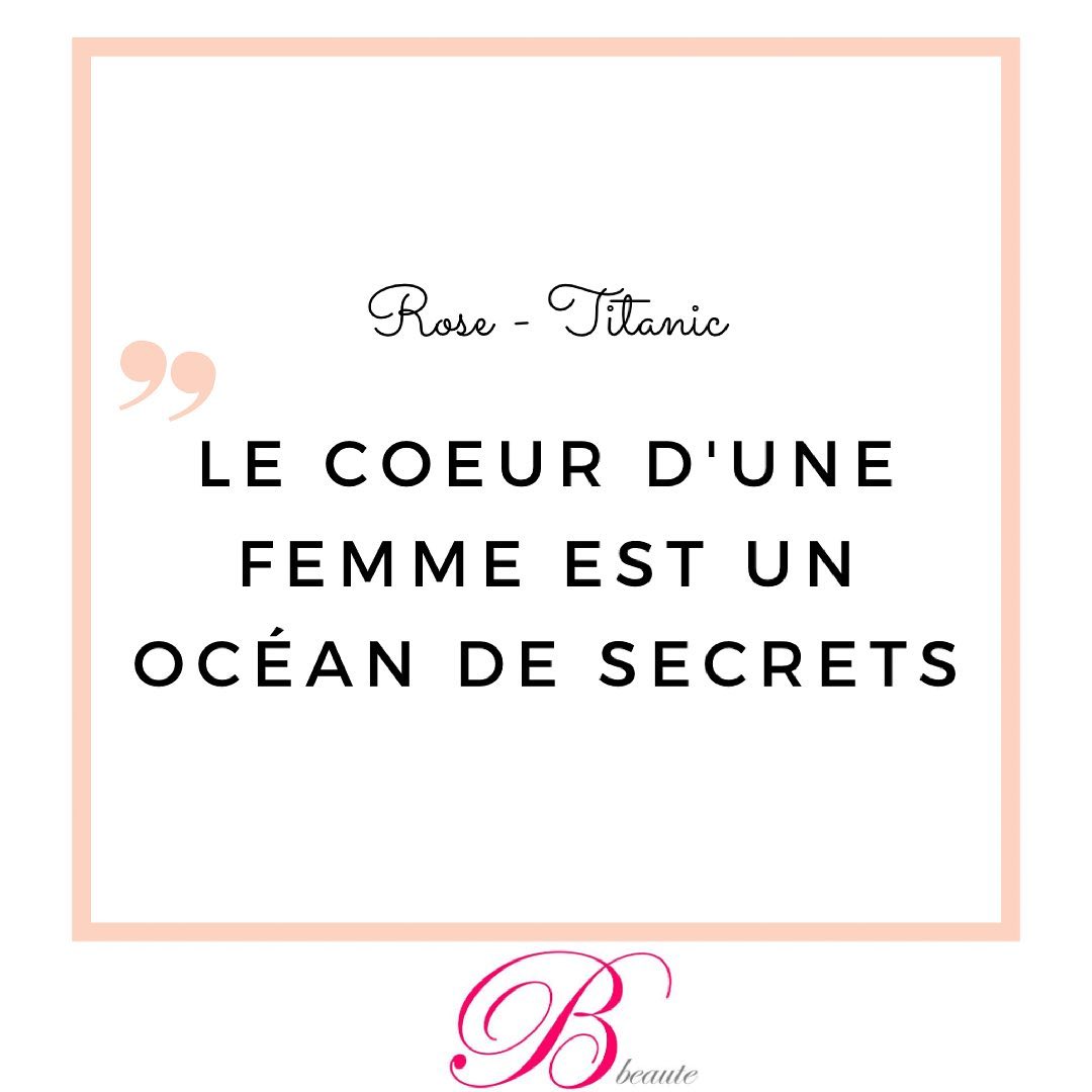 " Le cœur d'une femme est un océan de secrets "
.
.
.
#institutbbeaute #bbeaute #citation #phrase #femme #belle #beauté #valeur #maquillage #estheticienne #cergy #pontoise