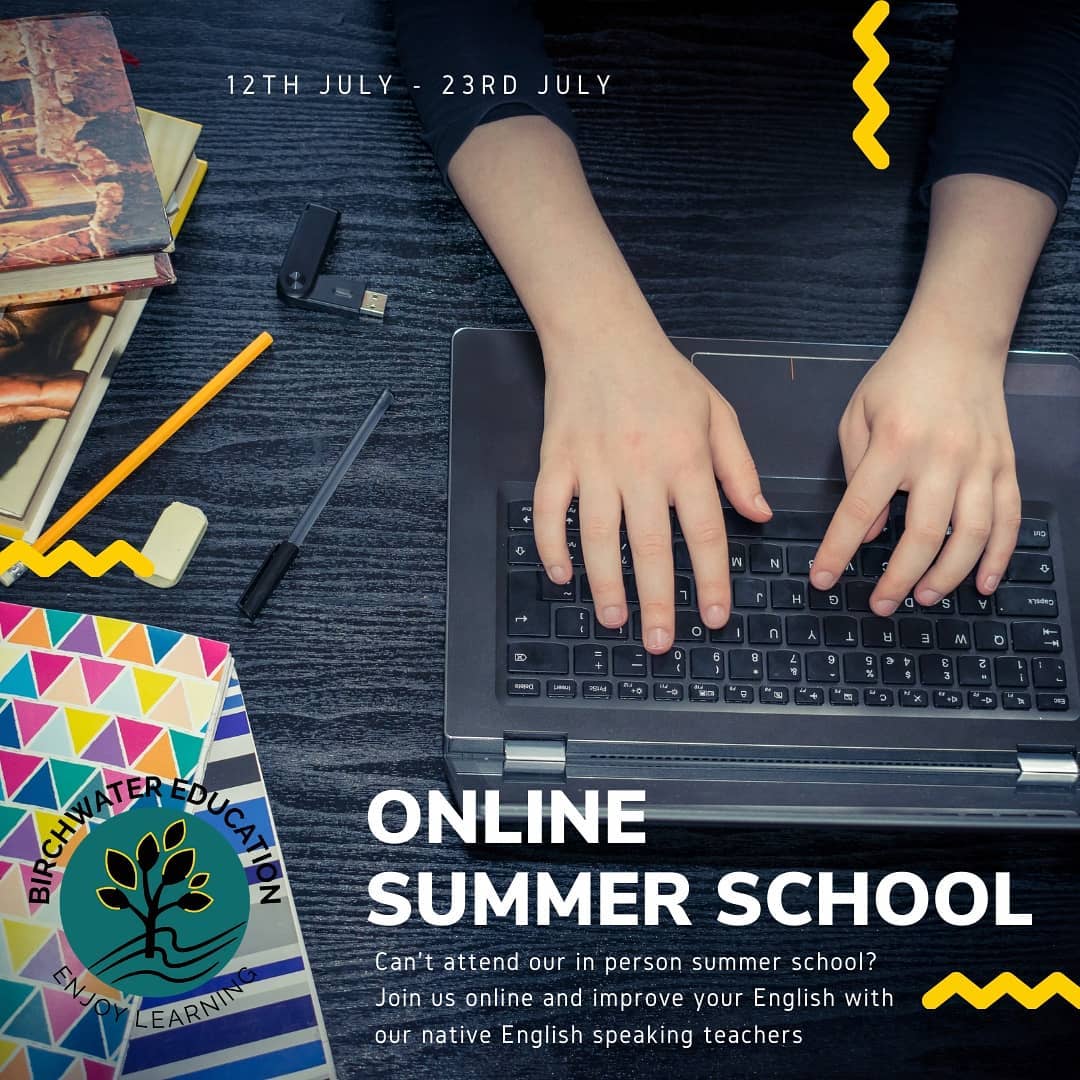 Can't make the in person summer school in Limerick?
Don't worry, you can join our online summer school from 12th -23rd July
Whats Included?
✓ Placement test
✓ Skills and gap analysis
✓ Interactive platform
✓ Engaging content
✓ Native English speaking teachers
✓ Interactive language resources
✓ End of course certificate
Contact us now to learn more
E: info@bwe.ie