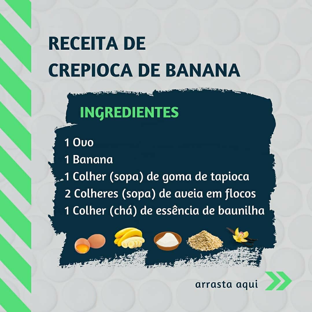 Vontade de comer um lanche gostoso e saudável? 😋
Arraste para o lado para aprender o passo a passo da crepioca de banana.
Gostou? Salva o post para não esquecer! 😊
#homefit #receitasaudavel #dietafit #saopaulo #alugueldebike