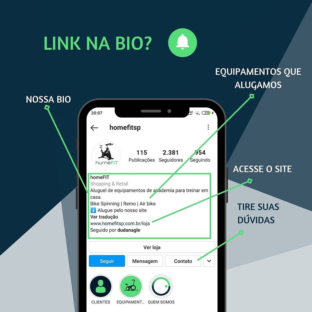 Alugar com a homeFIT é simples, fácil e seguro. 😃
Está com dúvida? Ligue para o número que deixamos no 'botão contato' em nossa Bio, justamente para ocasiões assim.😉
#homefit #alugueldebike #linknabio #bikespinning #vidafitness