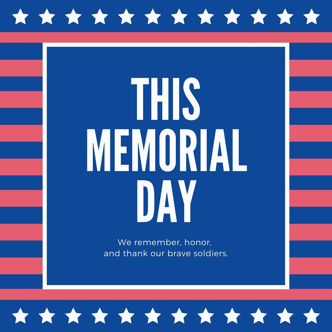 Sherrill Realty Company’s office will be closed on Monday, May 31st, 2021 in observance of Memorial Day. We will re-open at 8:00 am on Tuesday, June 1st. We hope everyone has a safe holiday weekend!
