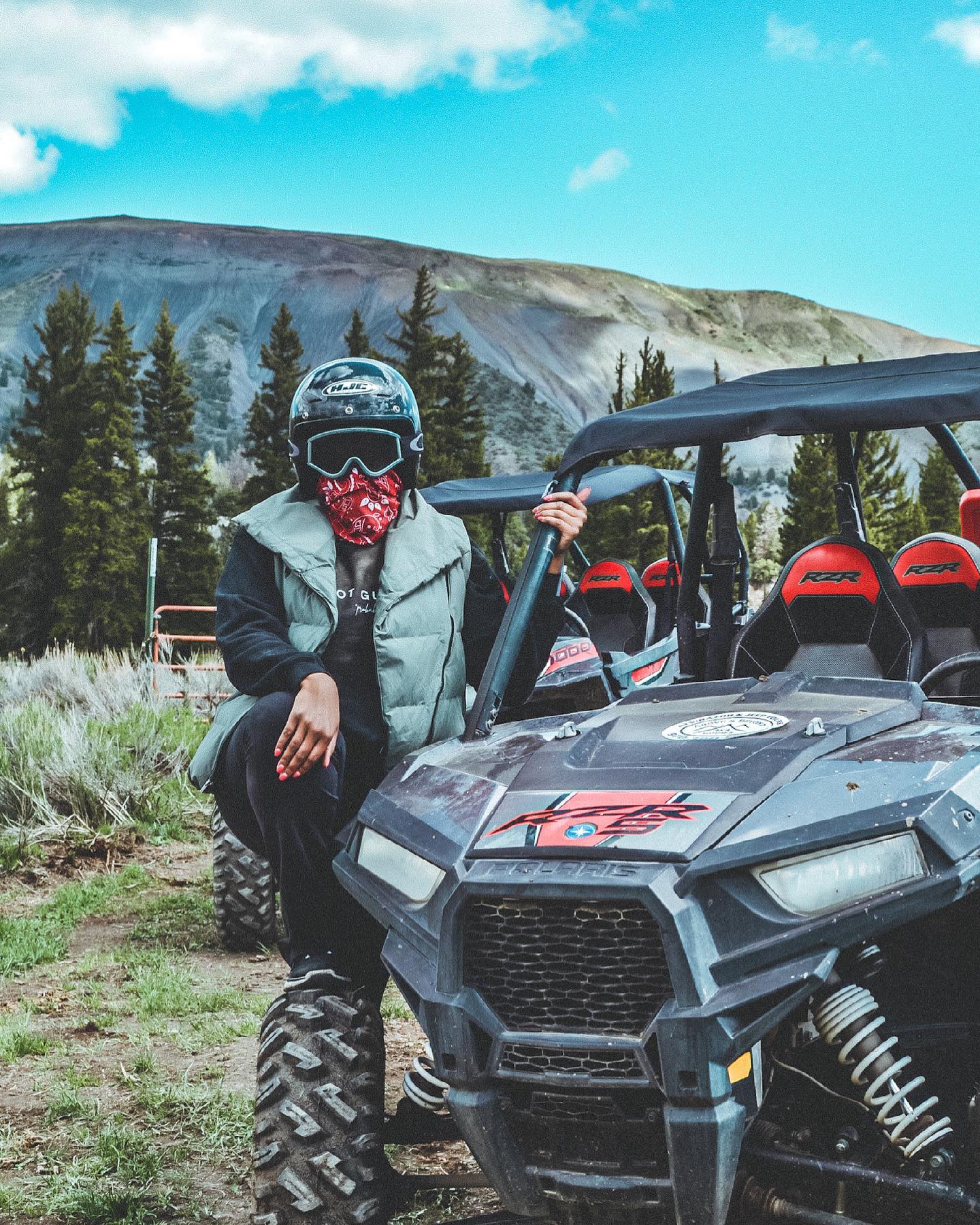I want a Polaris now! Photo dump of Taylor + nature coming at ya. The ATV tour with @4eagleranch was SO MUCH FUN! My sister and I took turns driving up and down hills in the mountains of Colorado. 10/10 a great time.
