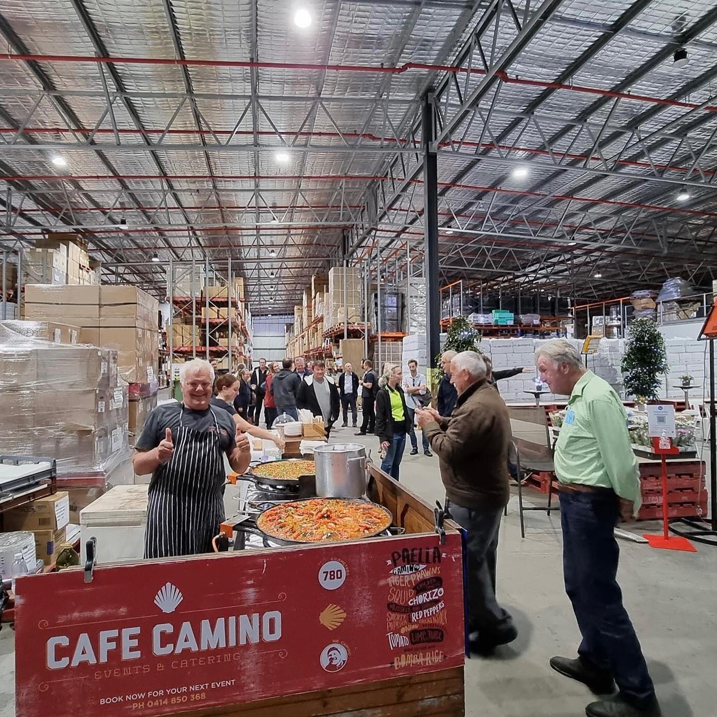 Hola amigos!
Recently catered for a combined growers & suppliers group from the Central Coast/Hunter Valley
Here in a huge shed we supplied the group not only our famous paella’s
But also our great range of cakes and slices!
Made by renowned pastry chef Pete Smith
We do it all at CafeCamino
Book us for your next event!
Where’s it all happen?
CafeCaminoooo!!!
#paella #paellalovers #paellavalenciana #streetfood #foodlovers #desserts #dessertsofinstagram #cateringsydney #cateringnewcastle #cateringcentralcoastnsw #avocabeach #avocabeach #copacabanabeachnsw #caminofood #caminolife