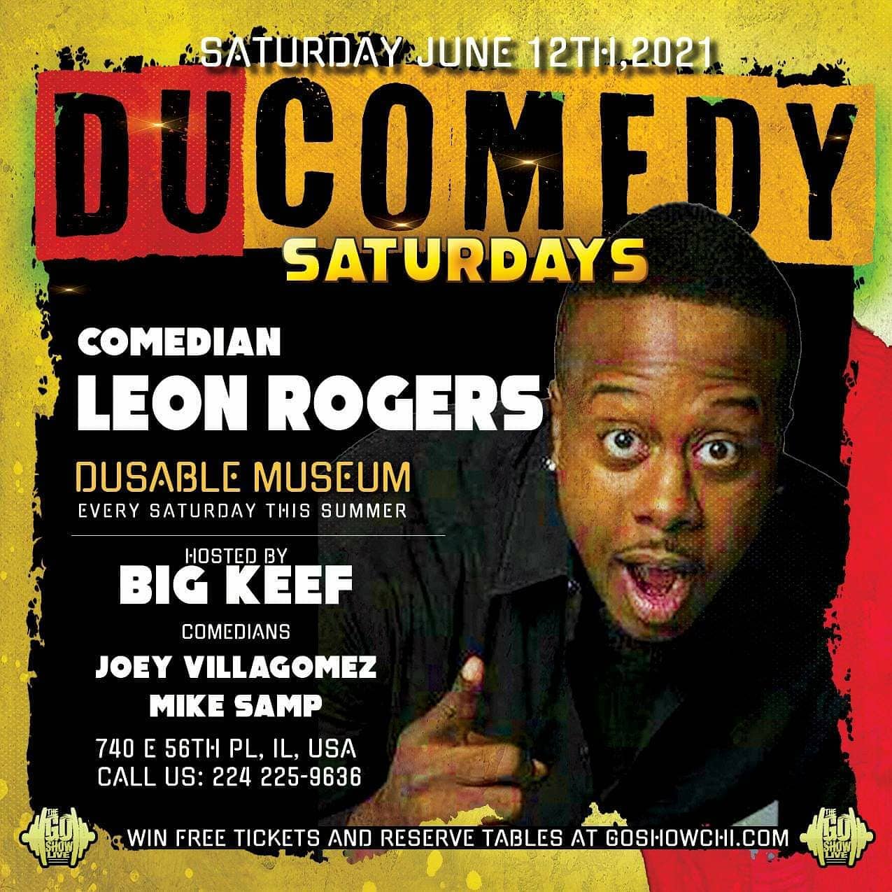 Get a free ticket at goshowchi.com