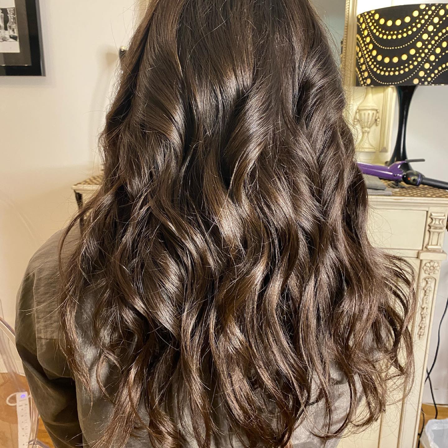 Hand tied virgin Indian hair sewn in. Contact thru Bio. #handtiedweft, #hairextensionsalon, #halohairextensions, #hairextensionsnyc, #tapeinhairextensions, #tapeinextensions, #sewinhairextensions