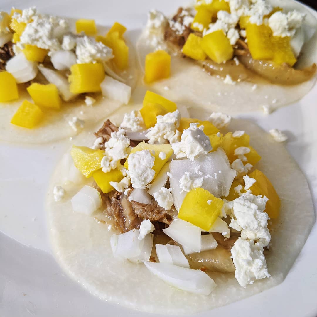 Loving my new find at Trader Joe's --- jicama tortillas! ๐
I'm always looking for fun ways to add in more vegetables, and this one did not disappoint. ๐ค