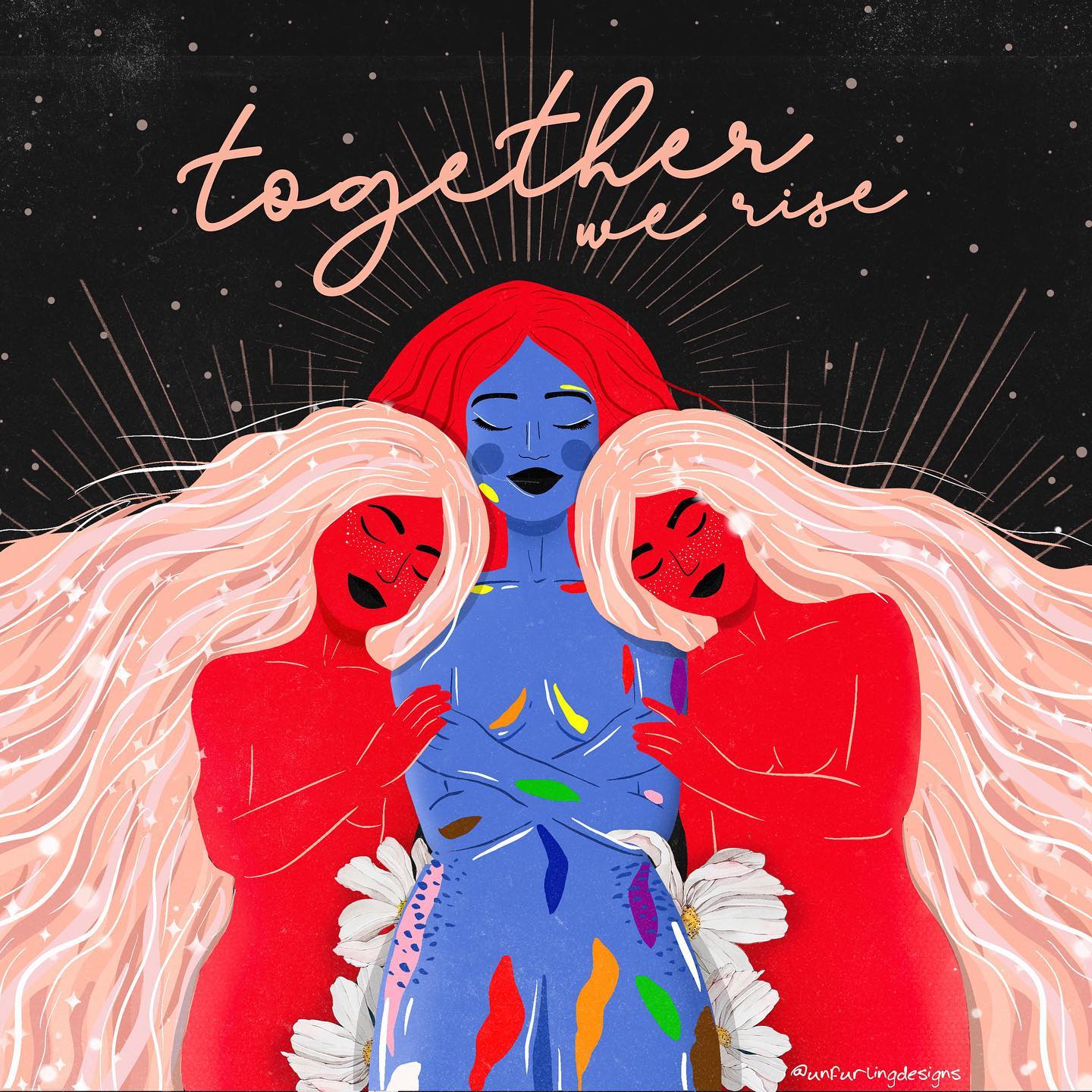 Together, we rise.
Being an ally and helping and recognizing the struggle, and voicing it out for those in the community is what growth is. To be an effective ally, it is not just enough to fight for the rights of LGBTQIA+ people, rather the fight for equality for everyone, regardless of their race, gender identity, disability or sexual preference is key.✨
.
.
.
.
.
Loved creating this illustration for @chennai_pride and being able to support this community 🌈💕
.
.
.
.
.
.
#pridemonth🌈 #pride2021 #pridedrawing #pridemonth2021 #pridemonthart #prideweekend #prideweek #pridenyc #prideofindia #prideart #illustrationsketch #illustrationartist #illustrationdaily #illustrationwork #illustrationgram #illustrationofinstagram #graphicdesign #graphicdesigner #illustrationchallenge #creativeartist #creativewomen #creativewomencommunity #creativewomenclub #creativewoman #creativewomengang #womenwhodraw #womenwhoinspire #womenwhoillustrate #indianartist #womenwhodraw .