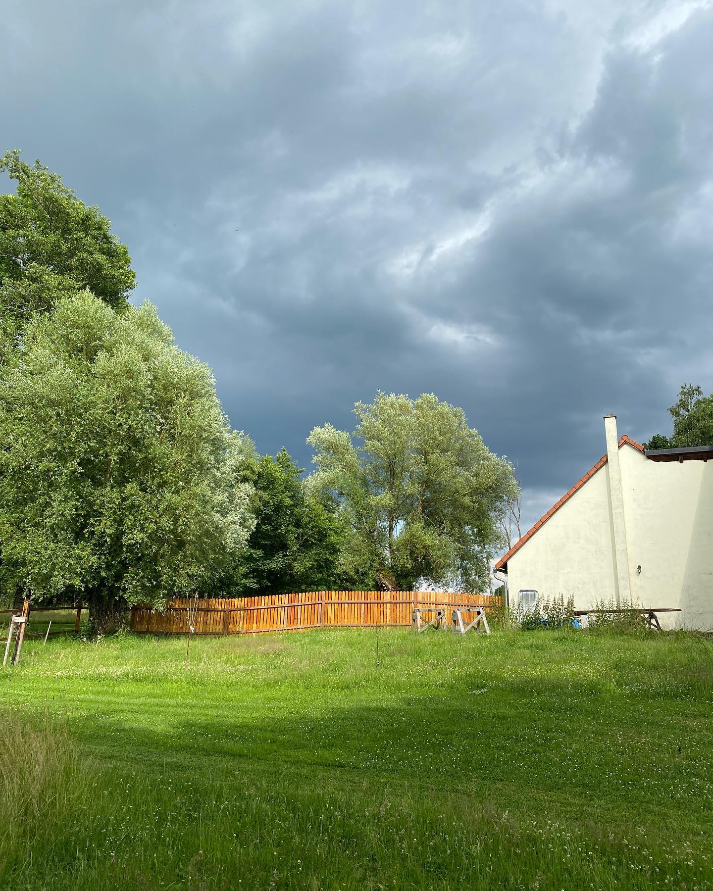 Kombinace slunce, bouřkových mraků a krásně zelené přírody, to je mmmmm 😍😍😍
.
.
.
#ondastatek #nabelidle43 #zivotnabelidle #zivotnastatku #dovolenadokoncezivota #dovolenanablidle #venzmesta #bezfiltru #příroda #klidek #dovolena #rodinanavenkove #nasamote #jiznicechy #cestolidi #visitcz #visitczech #czechia #kouzelnamista #objevujekouzelnamista #sbirejtezazitkyneveci #venkov #instaplace #instaphoto #instafoto #experience