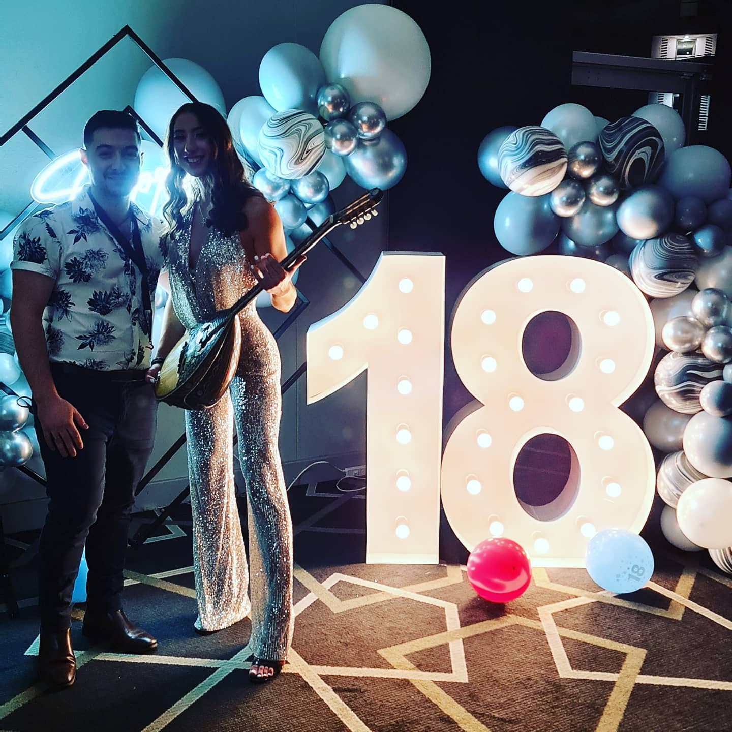 🎉 Had an awesome time performing at Alyssa's 18th 🎂
Thanks for having me!
Many happy returns! 👌
🔥 Bouzouki Floorshows
🔥 DJ
🔥 7 piece band
All managed by Stratos
For bookings: 0421 219 158
#greek #canberragreek #percussion #greekmusic #bouzouki #greekband #bouzoukia #drums #bass #canberramusic #greekaustralian #daouli #toumbek #singer #vocalist #performers #greekbouzoukia #localmusic