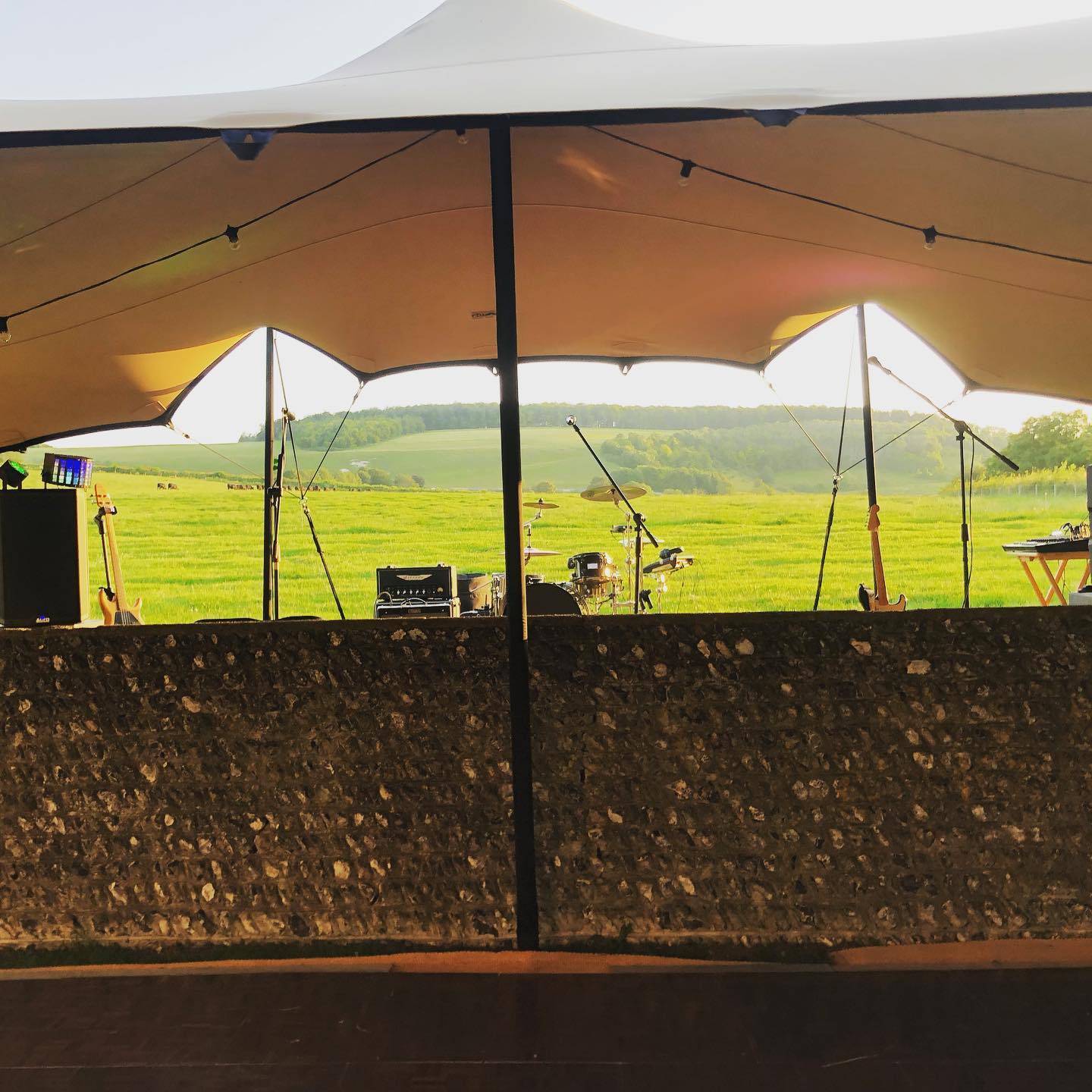 Pretty amazing backdrop at the weekend!