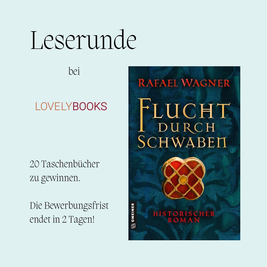 Der #gmeinerverlag stellt für die #leserunde meines Romans auf #lovelybooks 20 Taschenbücher zur Verfügung.
Wer teilnehmen möchte, kann sich noch bis zum 25. Juli direkt auf lovelybooks.de bewerben.
Ich freue mich auf euch!
#marcusvonarbona #historischerroman #historischeromane #mittelalterroman #neuerroman #mittelalter #bookstagramdeutschland