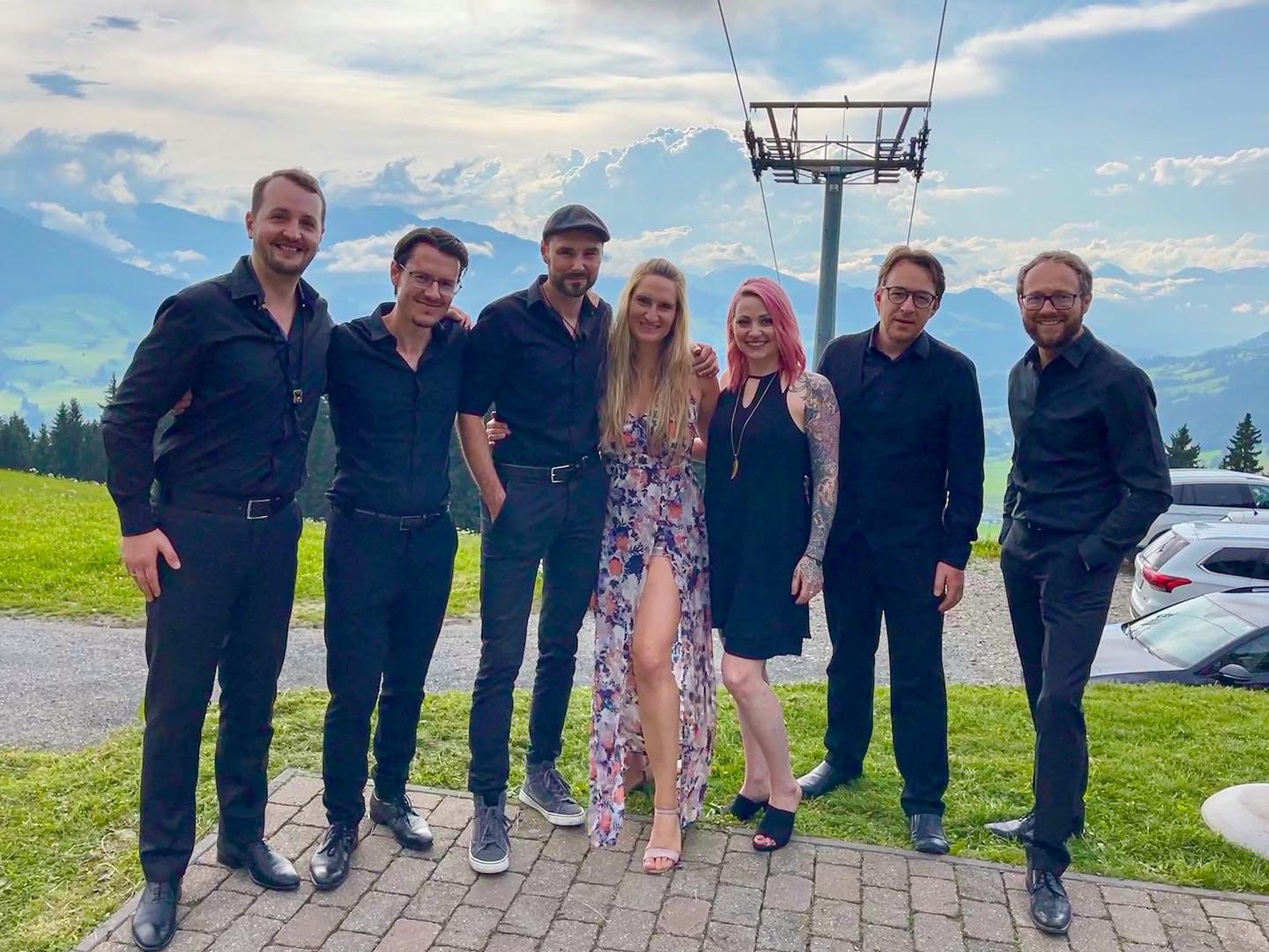 viel Spaß mit #dynamitetonite Band 🎵🎵😎😎 in wunderschöne Österreich nach einem Jahr 🙌😊🎷