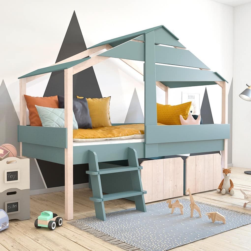 Introducing our new Forest bed ! 🥳🌲🌲🌲
In solid pine wood and Mdf, made in Portugal.
#blnkids #kidsroom #chambreenfant #litcabane