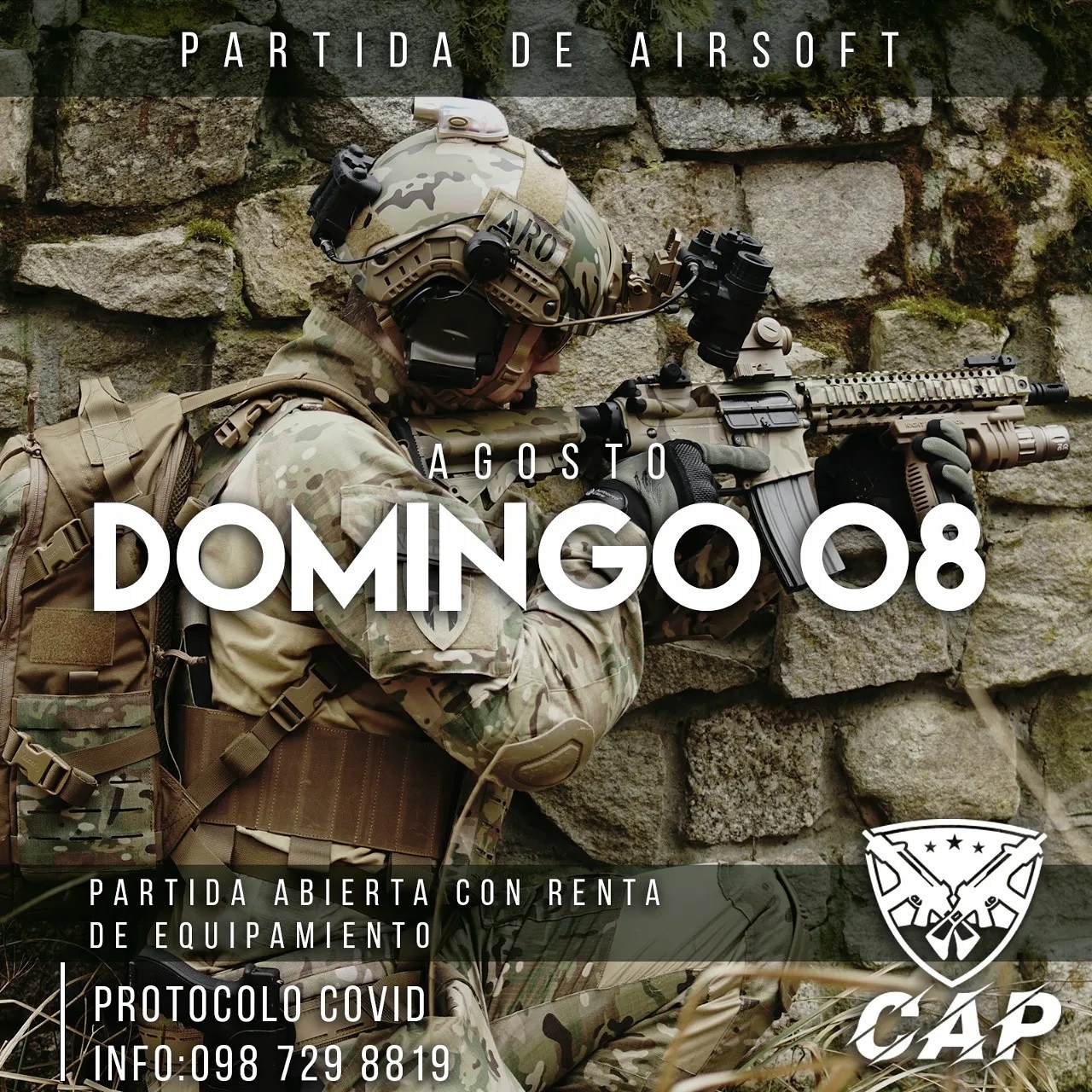 ¡Este domingo se juega!
Si desean unirse por favor contactarse por interno para más detalles.