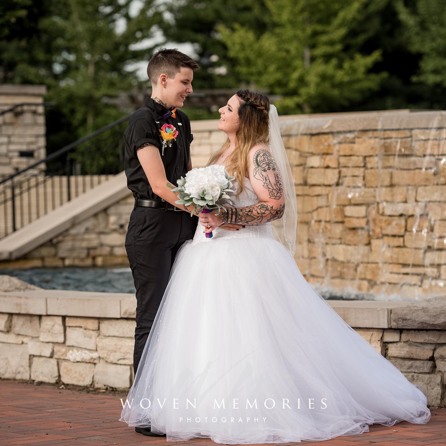 What a wedding day! If rain on your wedding day is good luck, then these two are off to a great start. From the rain ending just in time, to sunny skies and a rainbow - it was meant to be. It's been great getting to know you both and we wish you all the continued luck and good fortune.