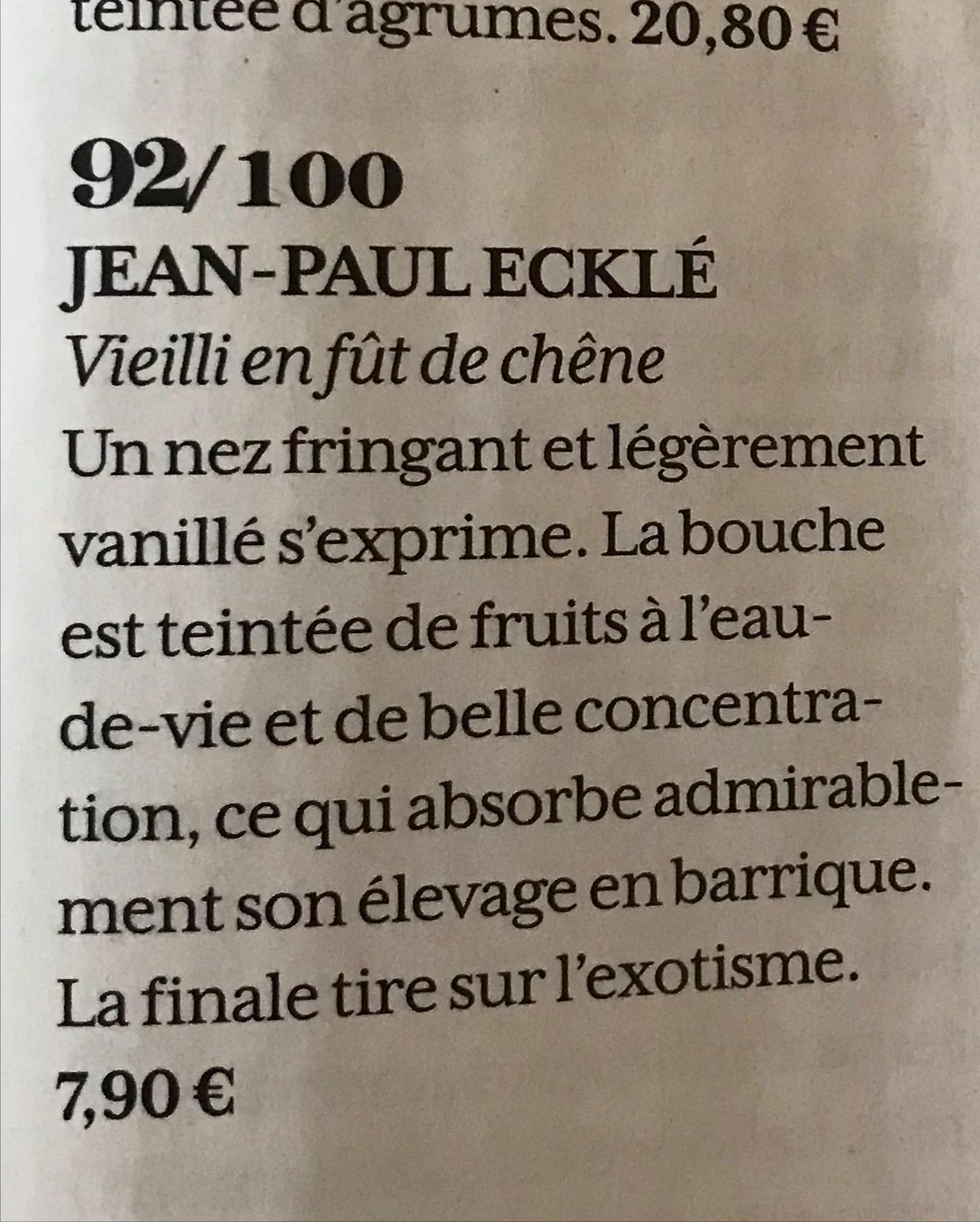 ~L’Avenir Radieux du Sylvaner~
Nous avons eu le plaisir de recevoir une note de 92/100 pour notre Sylvaner Vieilli en Fût de Chêne, apparu dans la RVF n•653 SEPTEMBRE 2021
#drinkalsace #vinsdalsace
@larvf_mag #rvf