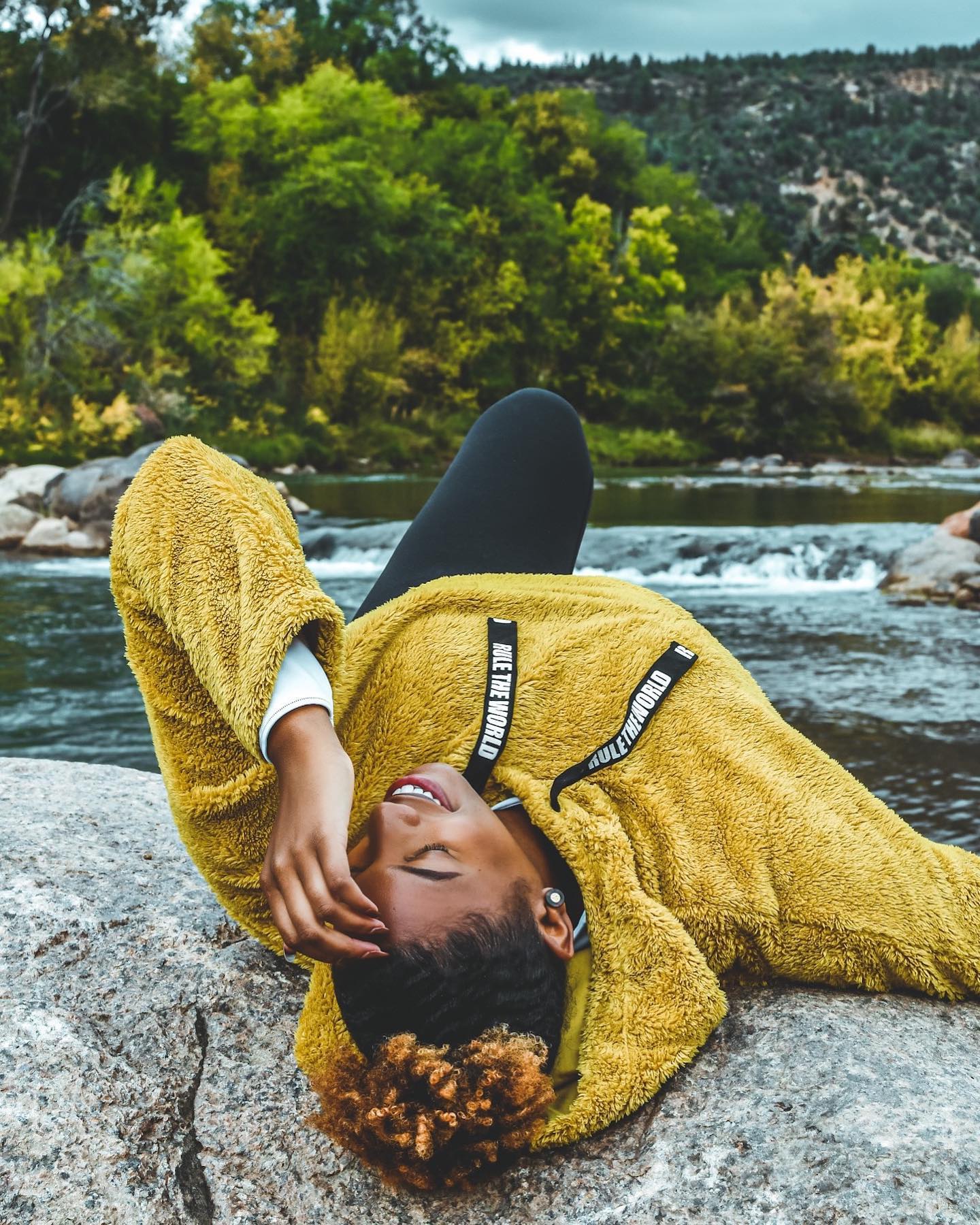 I’m a rockstar (get it)! Went to @visitdurango this weekend to relax and enjoy nature. The peacefulness was much needed after a stressful week! Highly recommend the Animas River Trail to bike, walk or run on #visitdurango