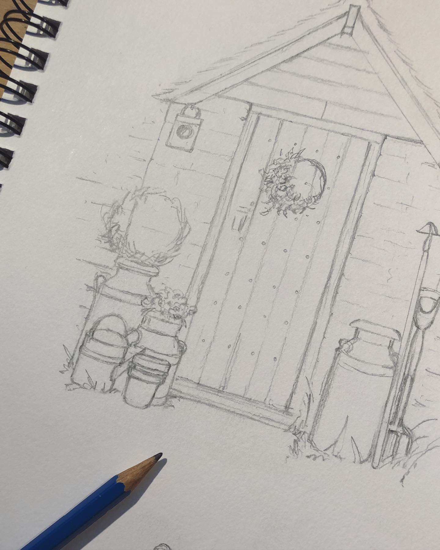 Sketches for @trugandtrowel coming along nicely