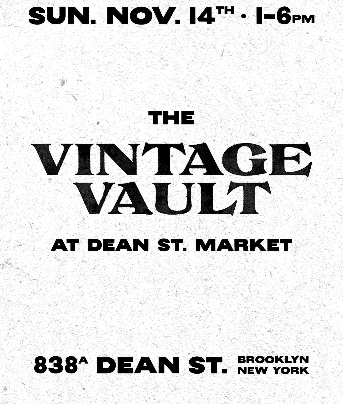 Be There. Or Be Sq…
Link In Bio. RSVP for free drink
Shop all things VINTAGE and support small vintage brands in Prospect Heights, Brooklyn
Enter The Vintage Vault for all things antique, classic and nostalgic. Sip and shop small vintage brands featuring curated collections of clothing, accessories, home decor and much more!
Featuring: (all tagged in photo)
Studio Deco
Age of Violet
Find & Revive
For Good Luck
Jessie Dresses
Molly Styles NYC
Global Thrift Queen
Leftovers Clothing NYC
Grayson Vintage Home
Peaches N Cream Vintage
Handmade Jewelry by Quelokay Designs 💎 Bring in your stones, momentos and broken jewelry for a one-of-kind creation!
Reserve your free ticket for a complimentary drink at the door!
Fitting room available • Polite pups welcome • Good vibes only
Free Entry and Open to the public
Open-air market