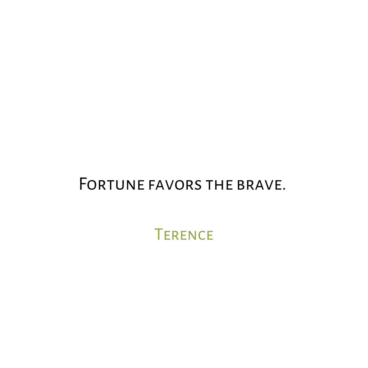 At each point in life, we are called upon to “be” one thing or another. In these moments, remember you have it within you to be bold, to be strong, to be brave.
Come into those attributes. The fortune is already yours!
#mindset #strength #bold #brave #strength #ability #terence