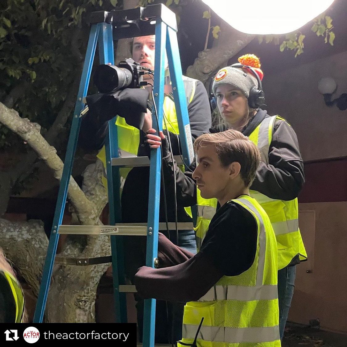 @TheActorFactory Film Camp reached new heights this November for the cast (our illustrious campers) AND the crew. 🎥🎞
#okfilm #newHEIGHTS #commitment
