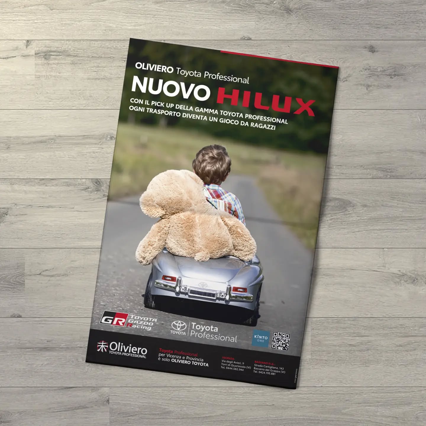 Cliente: Toyota Oliviero srl @toyota_oliviero
.
Lavoro: Pubblicità lancio nuovo Hilux Toyota.
.
Media: Il Giornale di Vicenza @ilgiornaledivicenza.it .
.
#graphic
#graphicdesign
#automotive