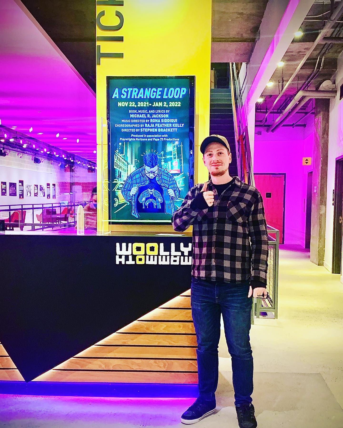 Great fun subbing on drums for @astrangeloopbwy at @woollymammothtc