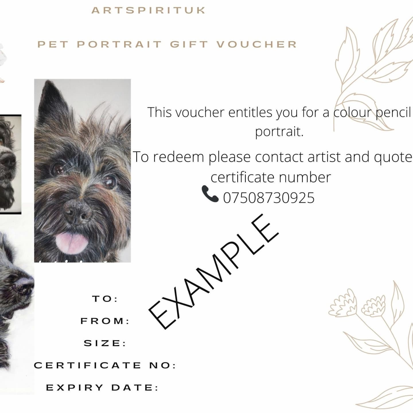 Pet gift voucher for a last minute Christmas present for a loved one who adore their pets.
#doglovers #cairnterrier #cockerpoo #dogsofinstagram #labradorsofinstagram