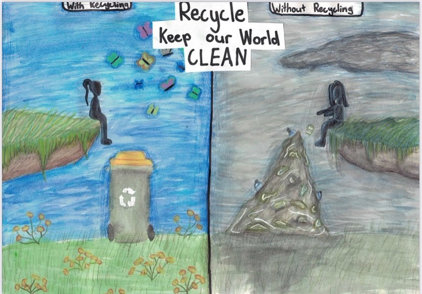 Congratulations Georgia, Grade 5 of Mount Samson State School for this with & without recycling life - one of twenty winners in our National Recycling Week poster competition.
Each winner receives a $100 visa gift card and will feature in our Cleaner Greener Schools 2022 calendar
#nationalrecyclingweek #lovequeensland #keepqueenslandbeautiful #queensland #cleanergreenerschools #ourqld #recycle #reduce #reuse #rethink #recycling @gracegracemp @qldeducation @meaghanscanlon